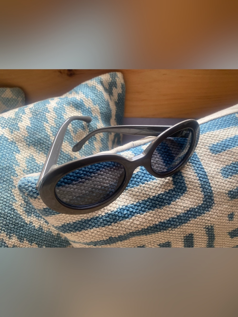 Matt & Nat Miela-2 Recycled Oval Sunglasses in Grey - Picture 2 of 8